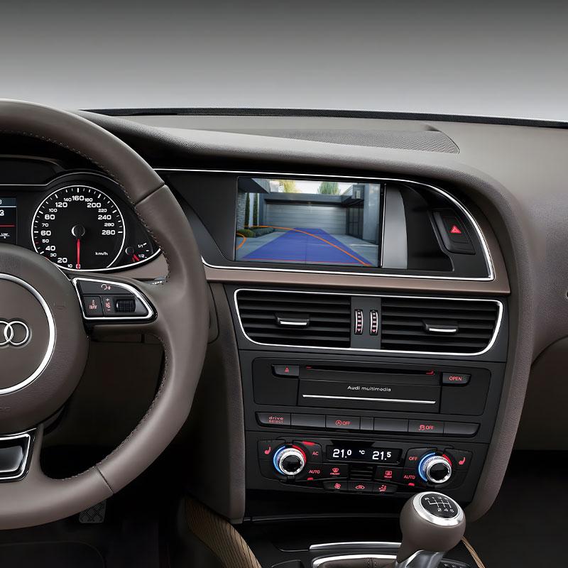 for audi car cameras interface