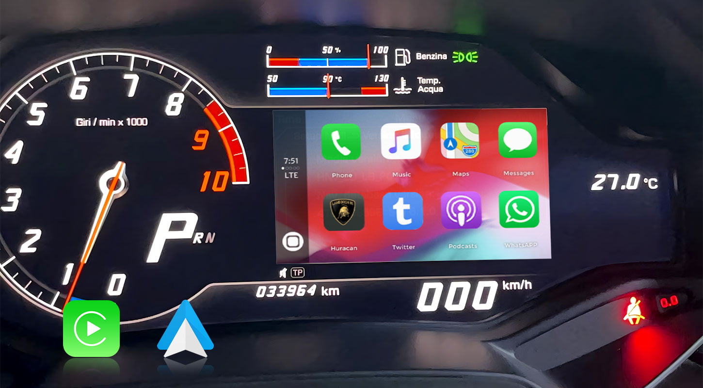 carplay wireless for Lamborghini