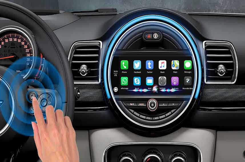 Interface sem fio Apple CarPlay Android Auto: Adaptador de tela original do carro