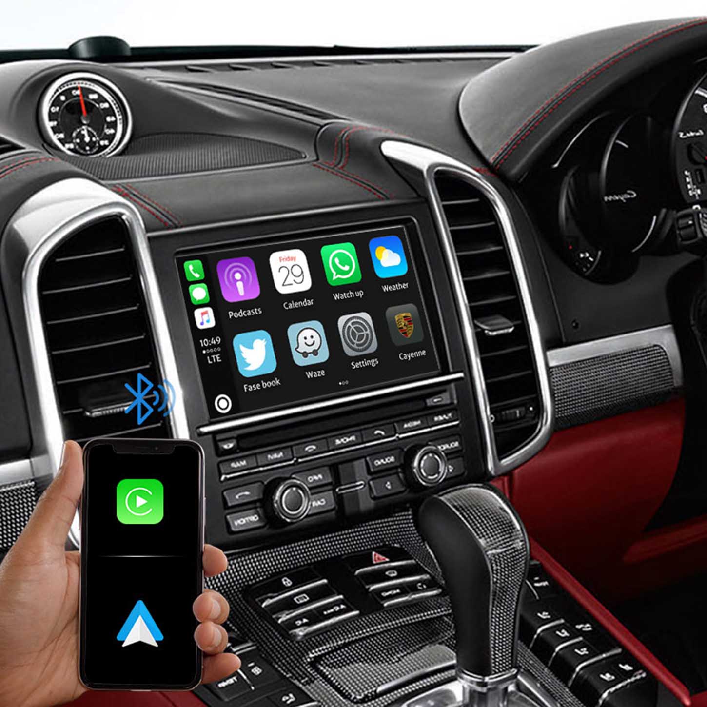 carplay android auto for porsche